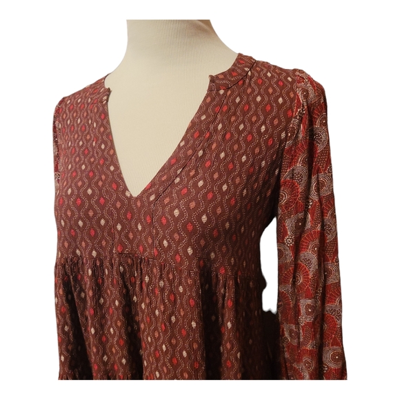 Maeve by Anthropologie Amber Tiered Tunic Small - Picture 5 of 10